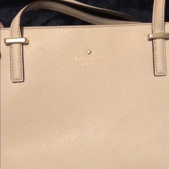 Kate Spade - tote gray satchel - gently used